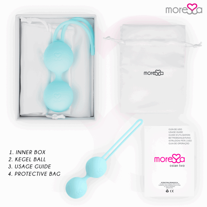 MORESSA - OSIAN DOIS SILICONE TURQUESA PREMIUM