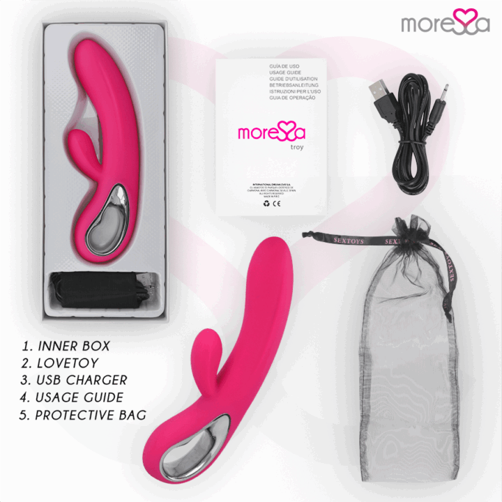 MORESSA - TROY PREMIUM SILICONE RECARREGVEL