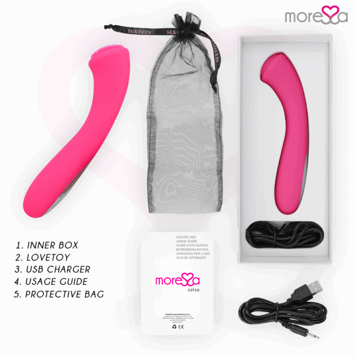 MORESSA - CELSO PREMIUM SILICONE RECARREGVEL