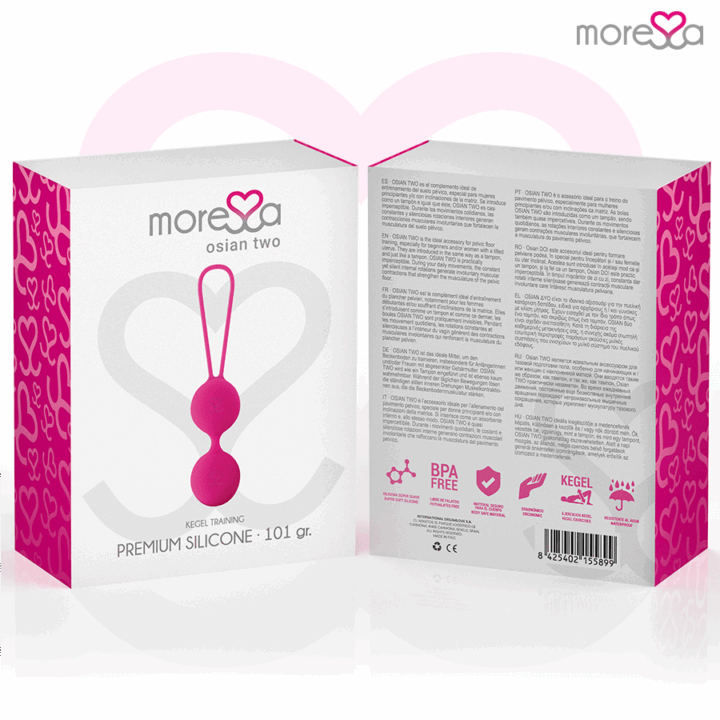 MORESSA - OSIAN DOIS SILICONE PREMIUM ROSA