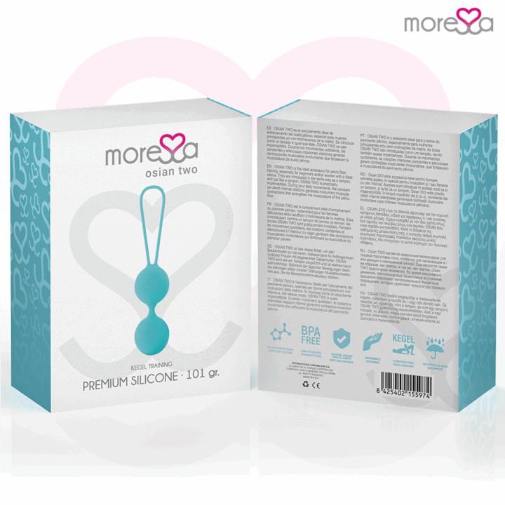 MORESSA - OSIAN DOIS SILICONE TURQUESA PREMIUM