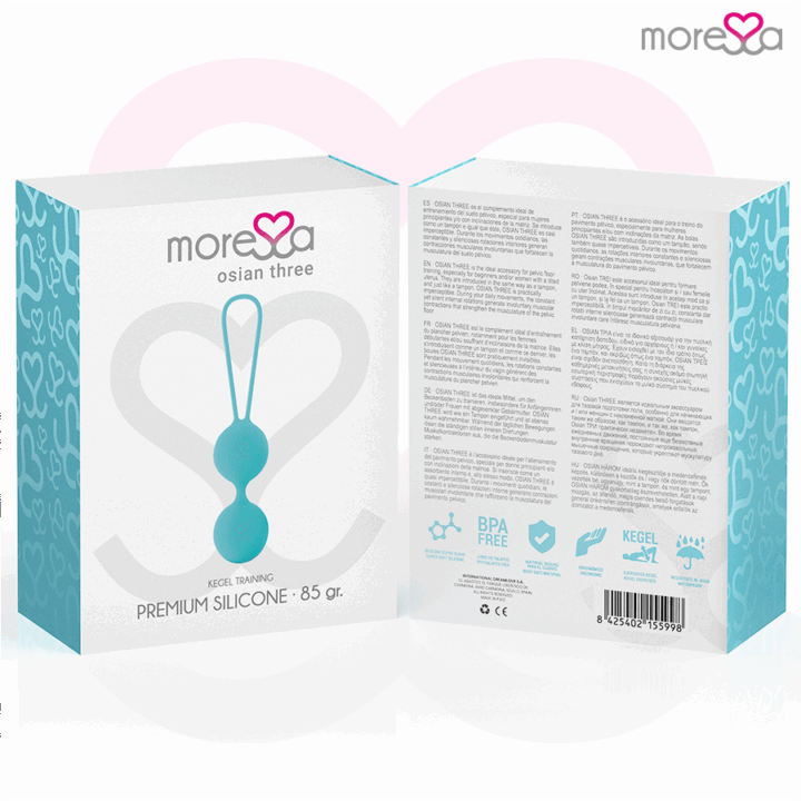 MORESSA - OSIAN TRÊS SILICONE TURQUESA PREMIUM