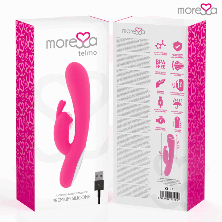 MORESSA - TELMO PREMIUM SILICONE RECARREGVEL