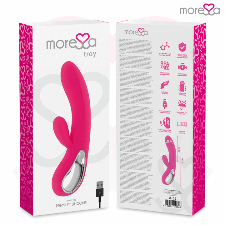MORESSA - TROY PREMIUM SILICONE RECARREGVEL