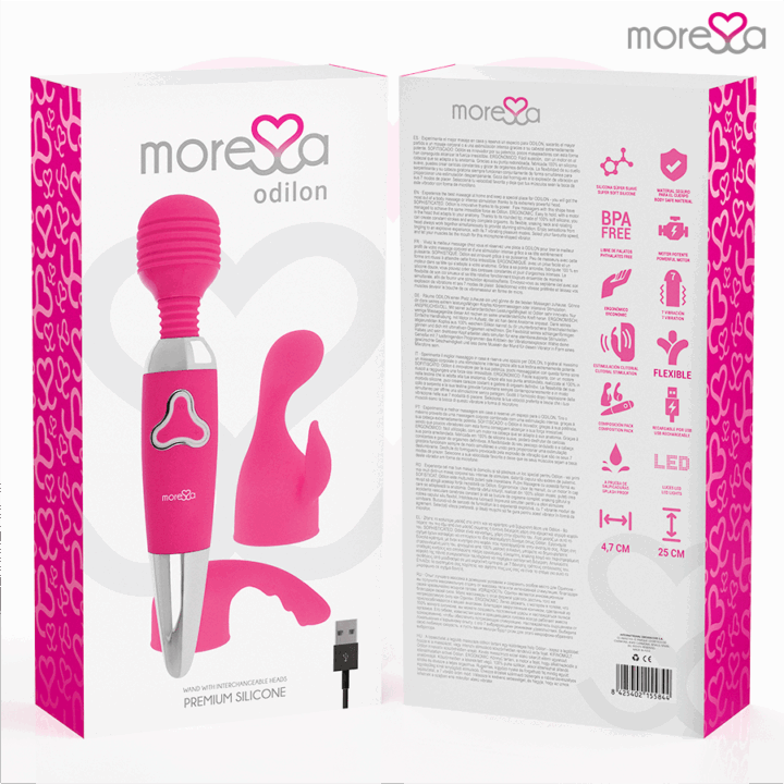 MORESSA - ODILON PREMIUM SILICONE RECARREGVEL