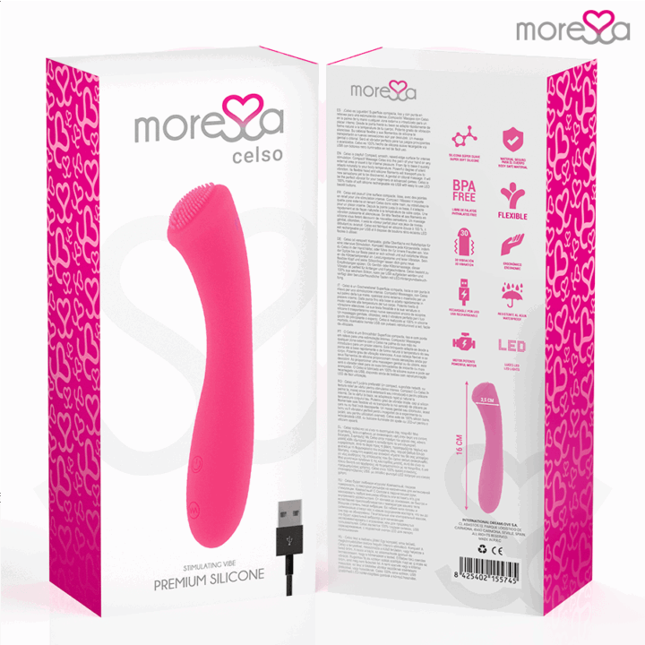 MORESSA - CELSO PREMIUM SILICONE RECARREGVEL