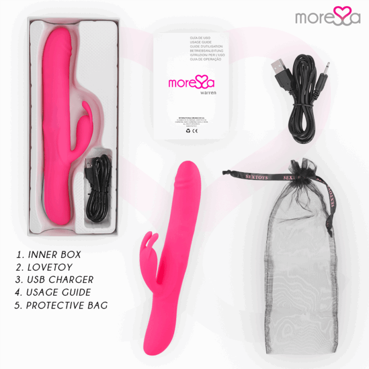 MORESSA - WARREN PREMIUM SILICONE RECARREGVEL