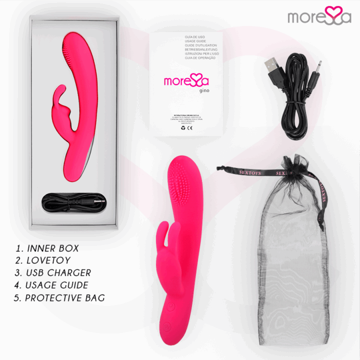 MORESSA - GINO PREMIUM SILICONE RECARREGVEL