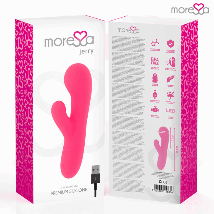 MORESSA - JERRY PREMIUM SILICONE RECARREGVEL
