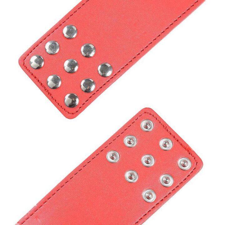 OHMAMA FETISH - ALGEMAS VERMELHAS COM FECHAMENTO DE SNAP