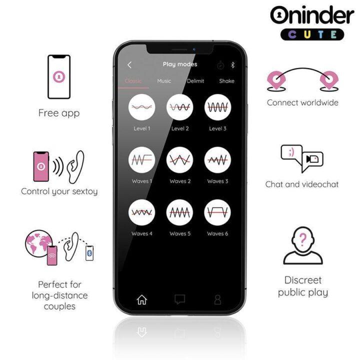 ONINDER CUTE - VIBRADOR LOVE BUNNY PARA PONTO G E CLITÓRIS - APLICATIVO MUNDIAL GRATUITO