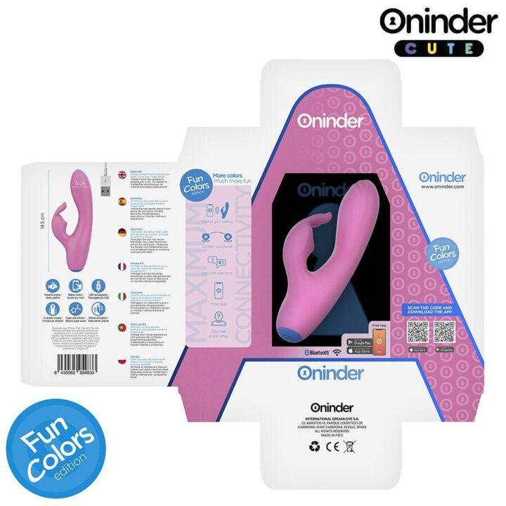 ONINDER CUTE - VIBRADOR LOVE BUNNY PARA PONTO G E CLITÓRIS - APLICATIVO MUNDIAL GRATUITO