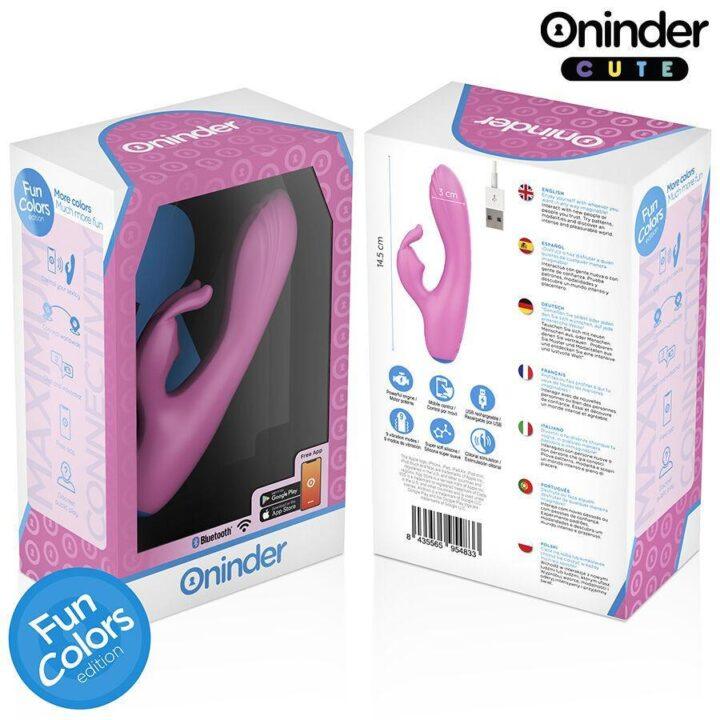 ONINDER CUTE - VIBRADOR LOVE BUNNY PARA PONTO G E CLITÓRIS - APLICATIVO MUNDIAL GRATUITO