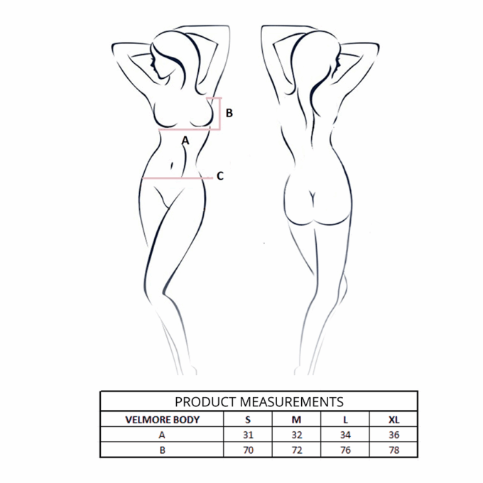 PASSION - CORPO VELMORE PRETO L/XL