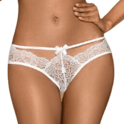 PENTHOUSE - ADORE ME PANTIES BRANCO S/M