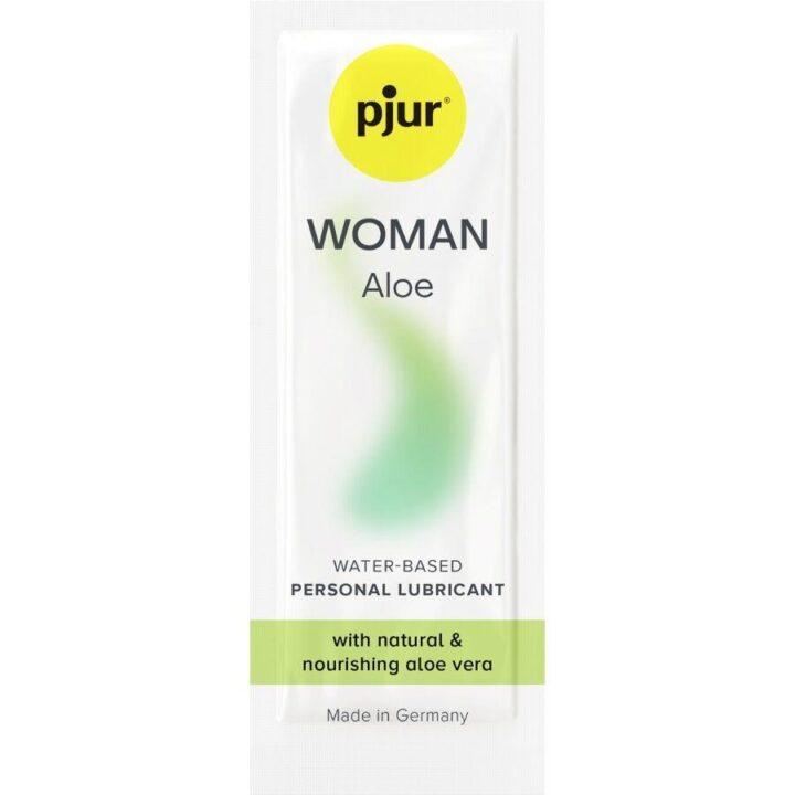 PJUR - WOMAN ALOE LUBRIFICANTE  BASE DE GUA 2 ML