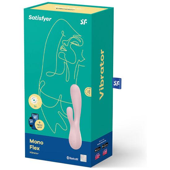SATISFYER - MONO FLEX ROSA COM APLICATIVO