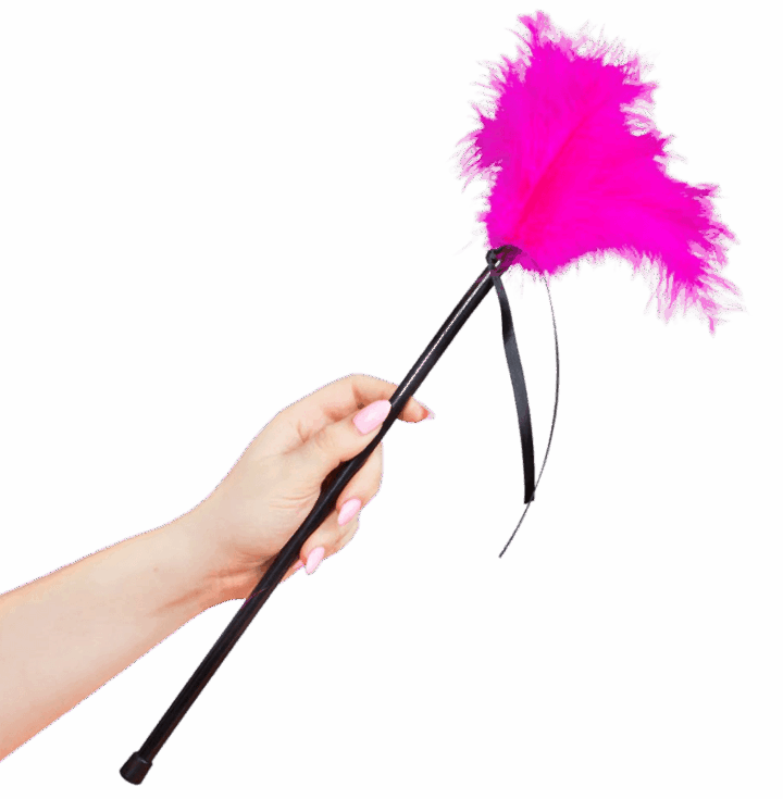 SECRETPLAY - PENAS ROSA 40 CM