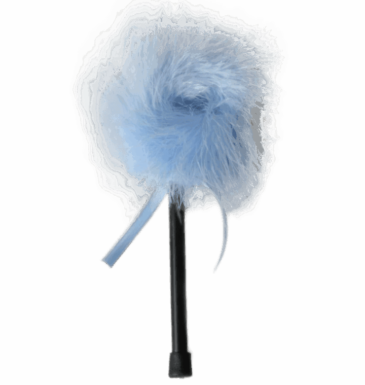 SECRETPLAY - ESPANADOR MARABOU AZUL CLARO