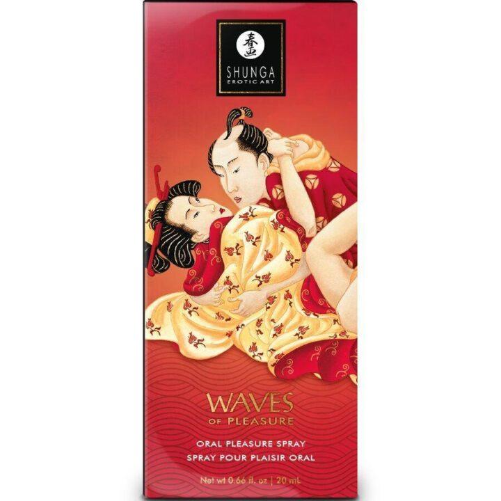 SHUNGA - SPRAY ORAL SEDUTOR DE MORANGO WAVES 20 ML