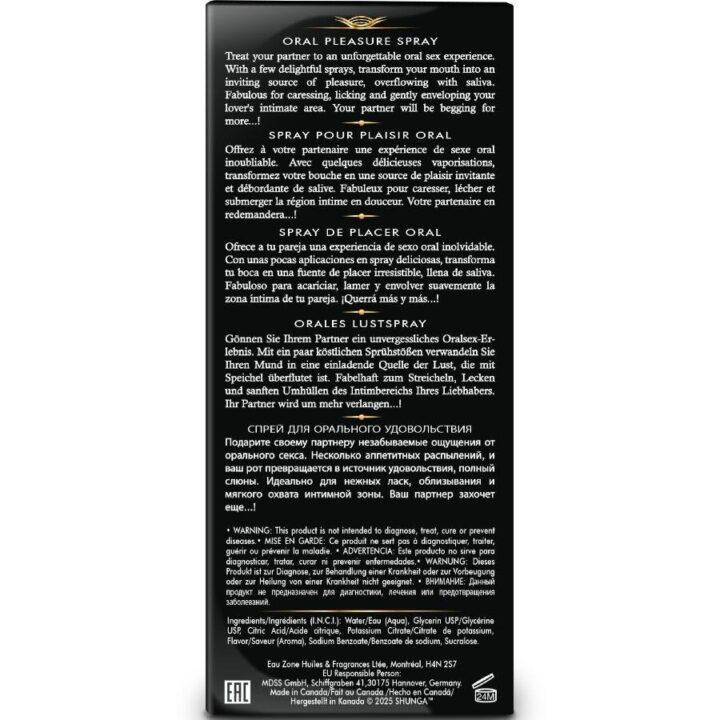 SHUNGA - SPRAY ORAL SEDUTOR DE MORANGO WAVES 20 ML