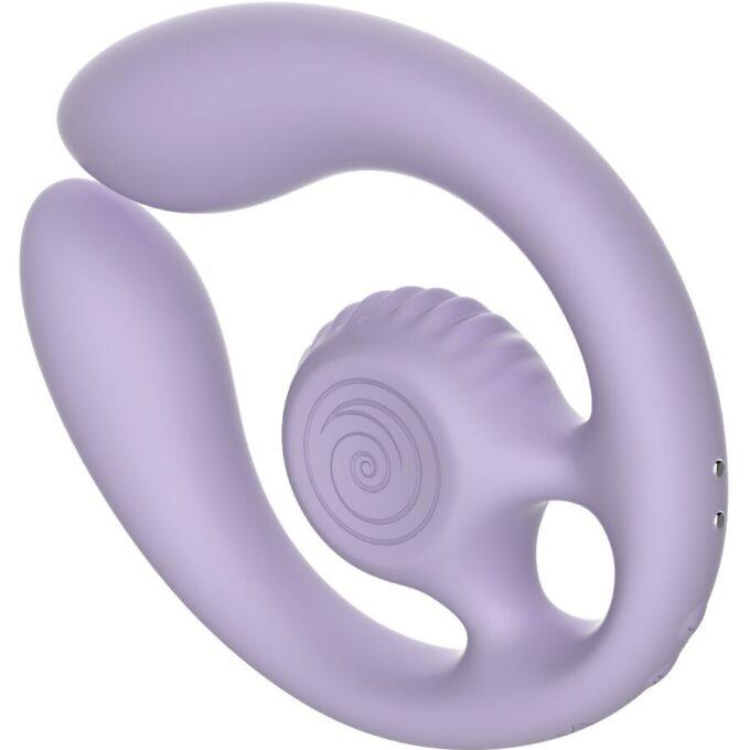 SNAIL VIBE - GIZI DUO ESTIMULADOR DE CASAIS COM CONTROLE REMOTO LILACS