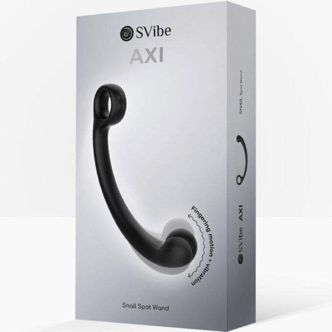 SNAIL VIBE - AXI VIBRADOR DE MASSAGEM PRETO