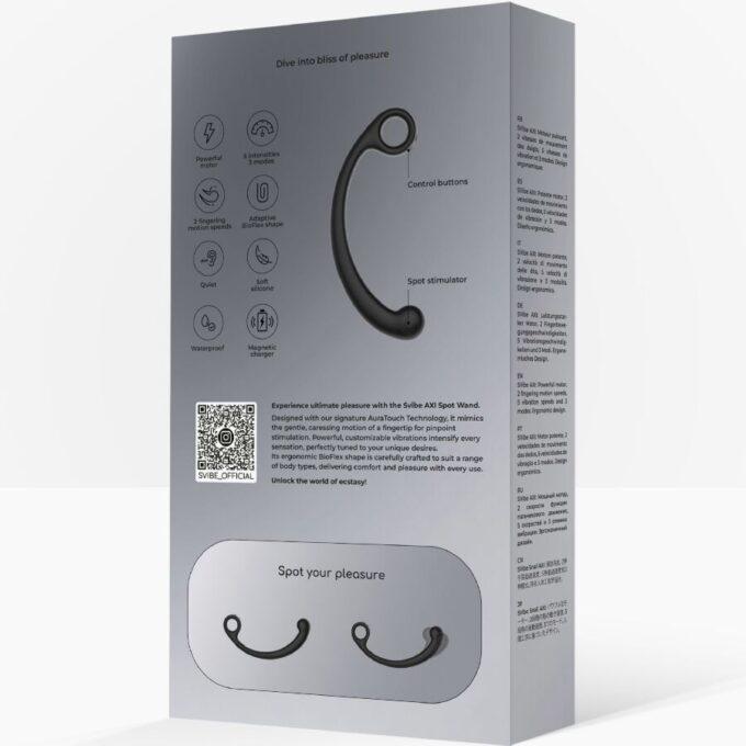 SNAIL VIBE - AXI VIBRADOR DE MASSAGEM PRETO