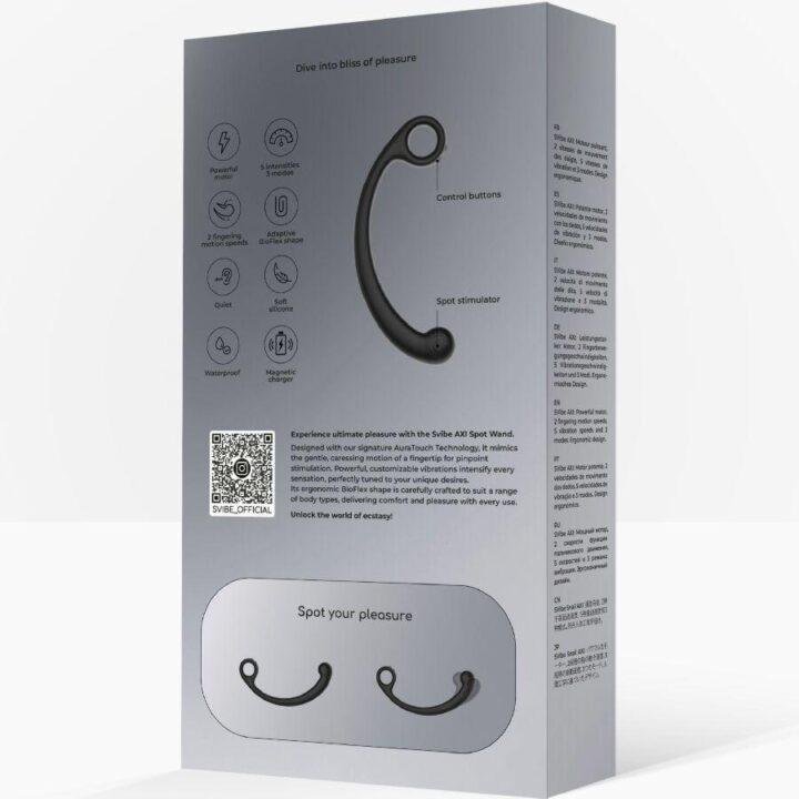 SNAIL VIBE - AXI VIBRADOR DE MASSAGEM PRETO