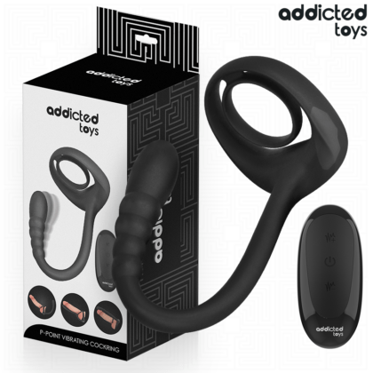 ADDICTED TOYS - ANEL PÊNICO VIBRANTE COM CONTROLE REMOTO