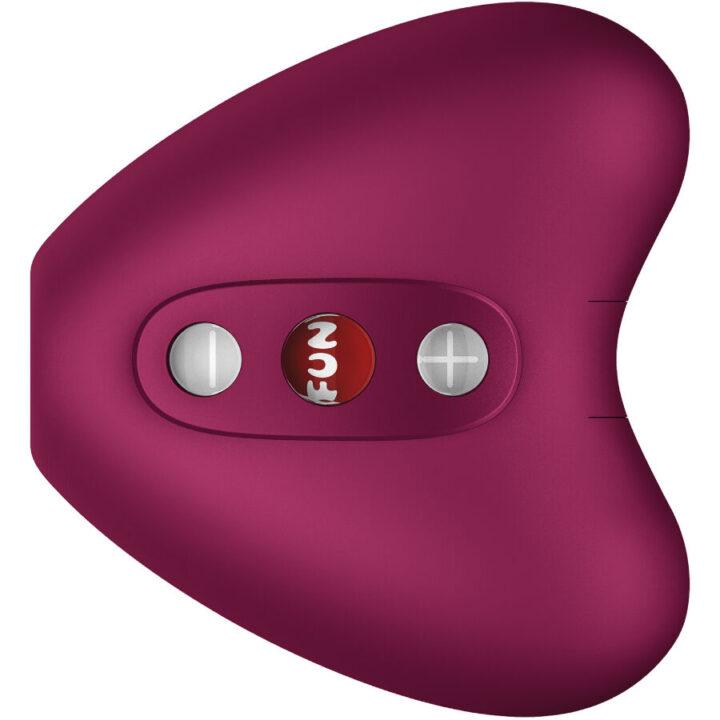 FUN FACTORY - VIBRADOR LIBERA AIR PULSE VERMELHO VINHO