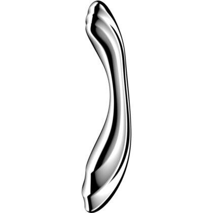 SATISFYER - PURE GRAVITY 2 DILDO DE AÇO INOXIDÁVEL COM DUAS EXTREMIDADES