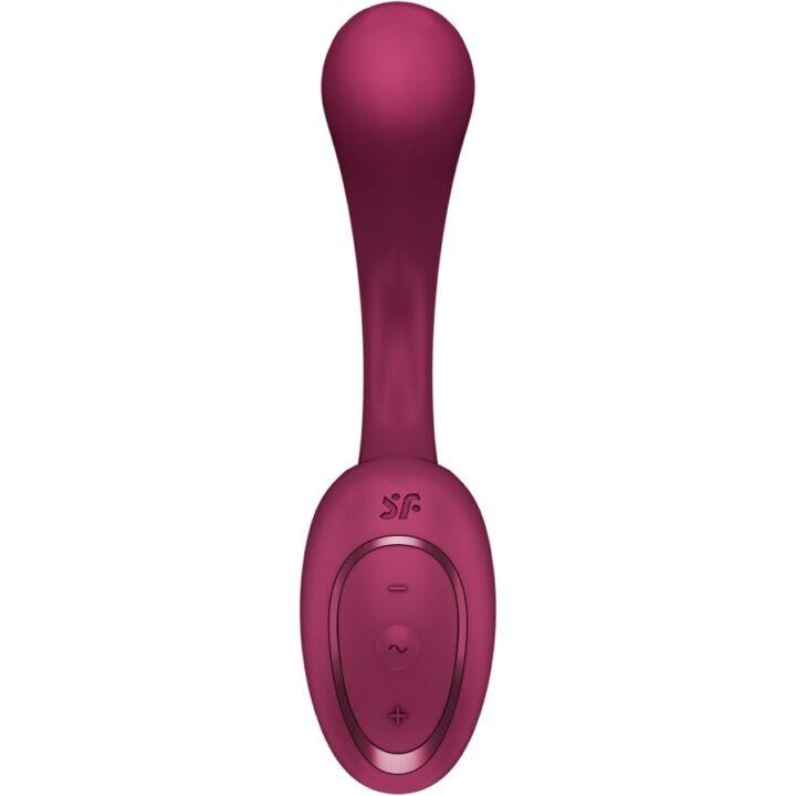 SATISFYER - G FOR GODDESS 2 RABBIT VIBRATOR BOTTLE BORDEAUX