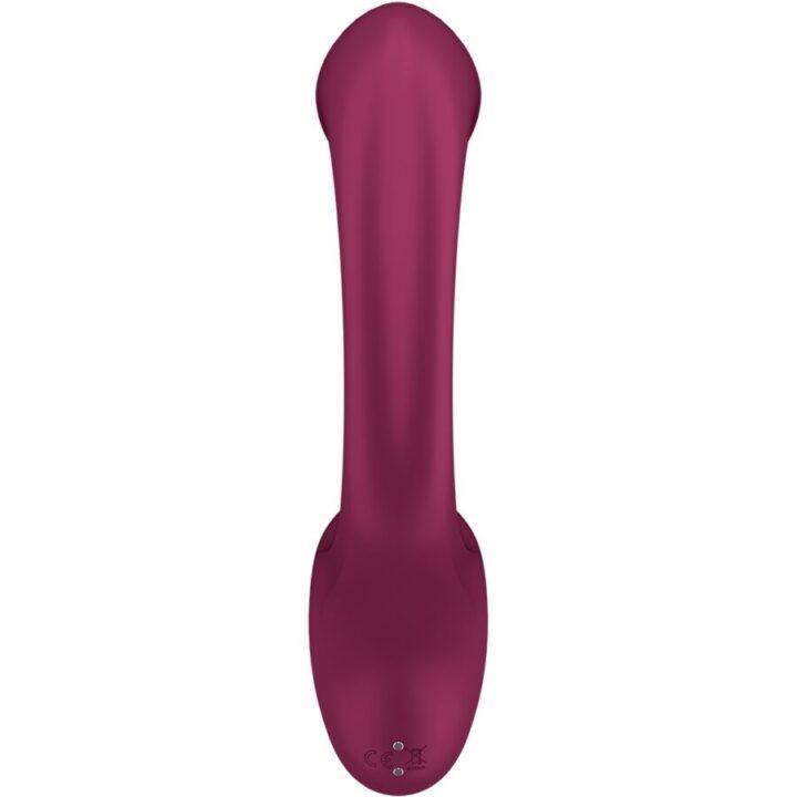SATISFYER - G FOR GODDESS 2 RABBIT VIBRATOR BOTTLE BORDEAUX