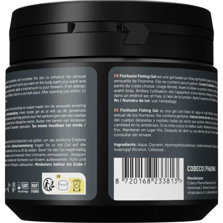 COBECO - FIST ASSIST FISTING GEL EXTRA GROSSO À BASE DE ÁGUA 500 ML