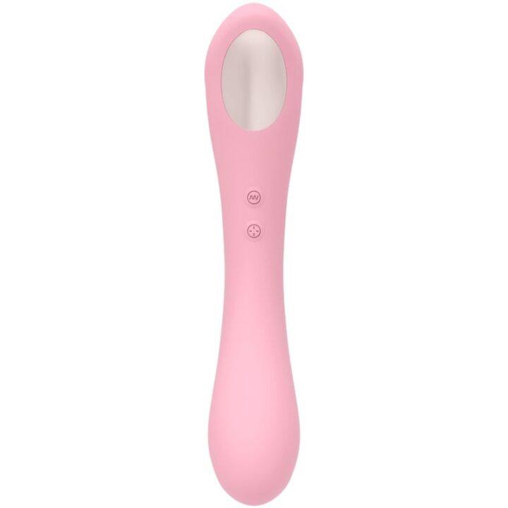 FEMINTIMATE - MASSAGEADOR DAISY SUCÇÃO E VIBRADOR ROSA