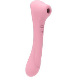 FEMINTIMATE - MASSAGEADOR DAISY SUCÇÃO E VIBRADOR ROSA