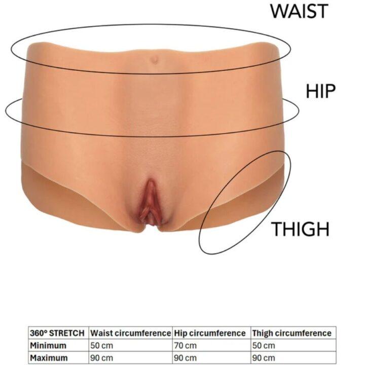 DESEJO OCULTO - ALTER EGO VAGINA E ÂNUS ABERTOS CURTA CINTURA MÉDIA CARNE
