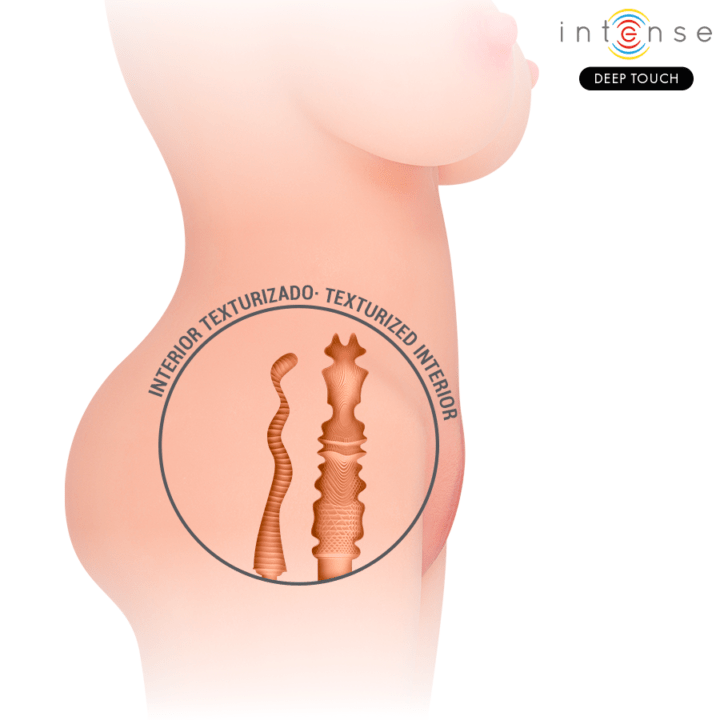 INTENSE DEEP TOUCH  - JESSE TORSO DUPLA VAGINA E MASTURBAÇÃO ANAL