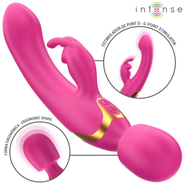 INTENSE - VIBRADOR DUPLO WINONA COELHO E VARINHA