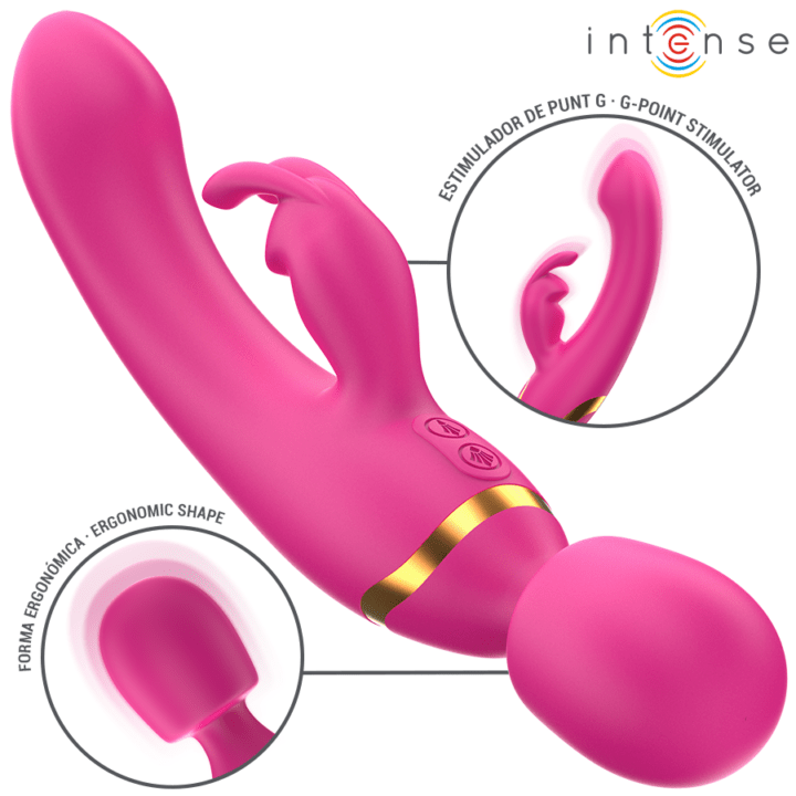 INTENSE - VIBRADOR DUPLO WINONA COELHO E VARINHA