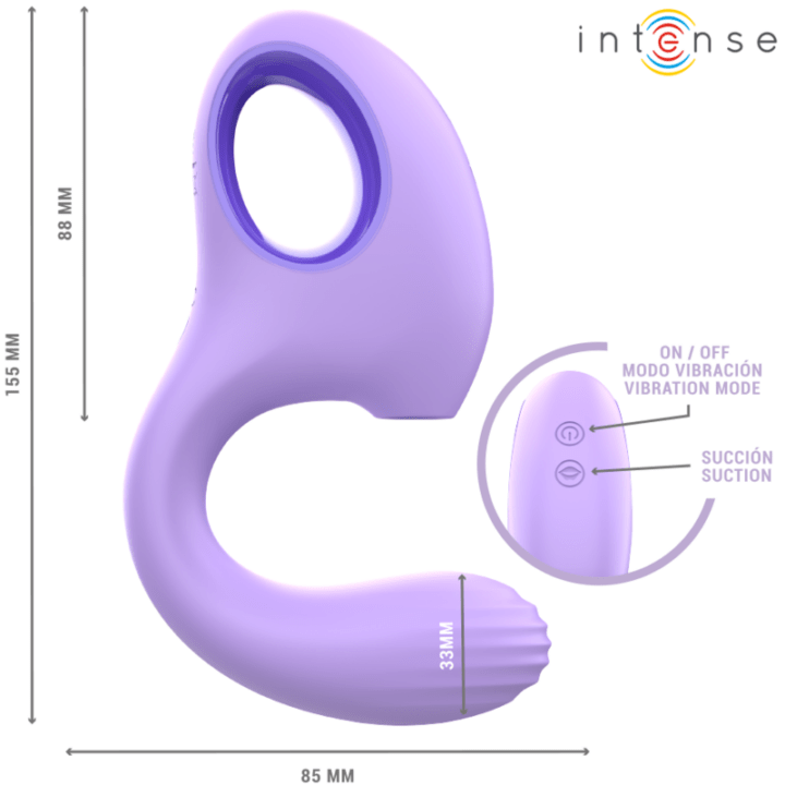 INTENSE - VIBRADOR E ESTIMULADOR BAXTER VIOLET
