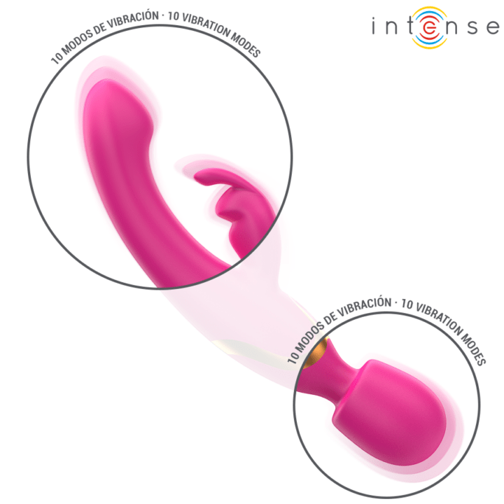 INTENSE - VIBRADOR DUPLO WINONA COELHO E VARINHA