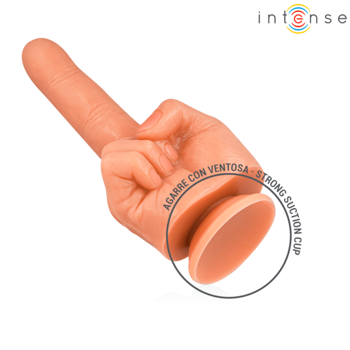 INTENSE - ESTIMULADOR DE PONTO G HUBERT MÃO FLEXÍVEL 14,2 CM