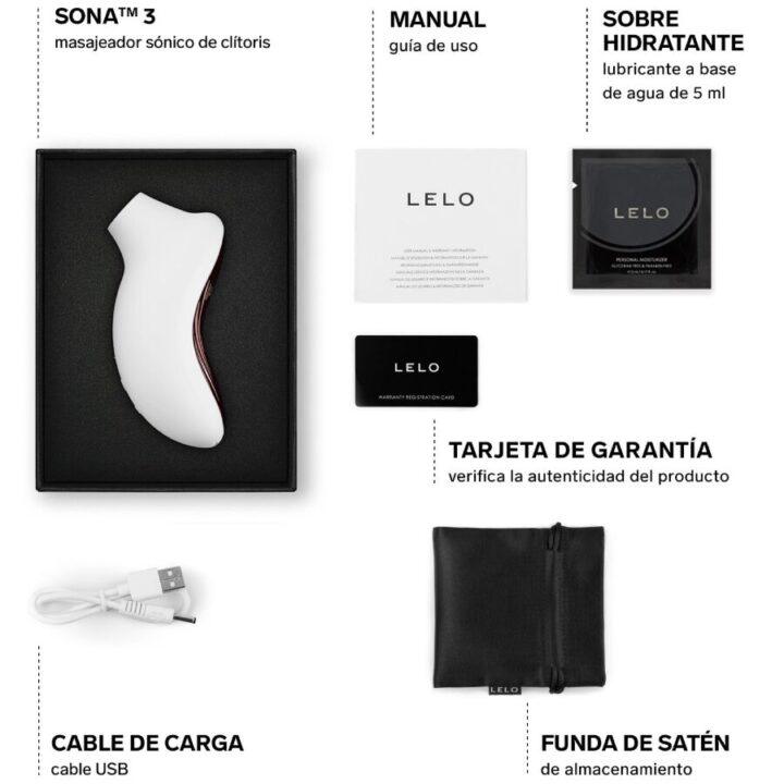 LELO - SONA 3 CREME MASSAGEADOR CLITÓRICO SÔNICO