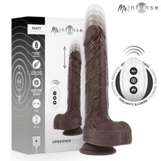 MR INTENSE - MATT REALISTA MULTIFUNCIONAL COM VIBRAÇÃO PARA CIMA E PARA BAIXO, CONTROLE REMOTO, 22 CM -O- 4 CM