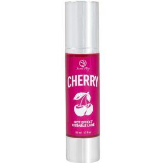 SECRETPLAY - LUBRIFICANTE AQUECEDOR DE CEREJA 50 ML