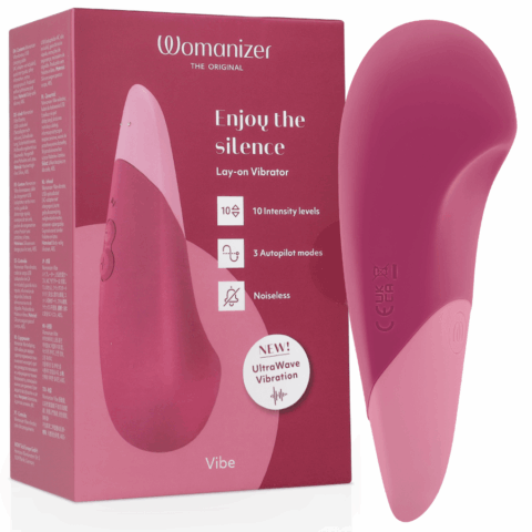 WOMANIZER - VIBE VIBE VIBRADOR SILENCIOSO DE USO INTERNO ROSA ESCURO