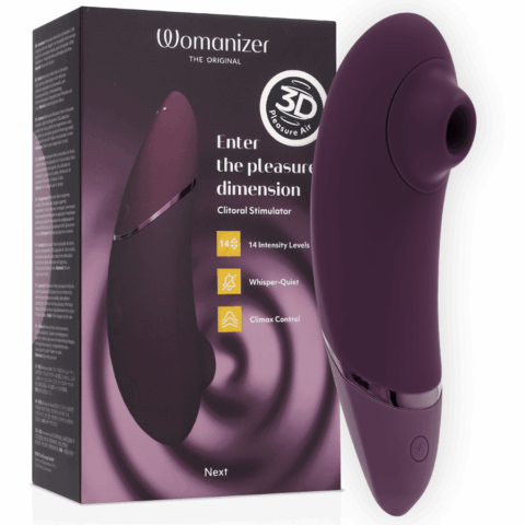 WOMANIZER - PRÓXIMO ESTIMULADOR CLITORIAL ROXO ESCURO