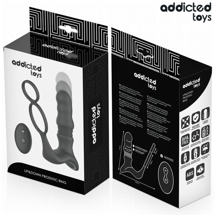 ADDICTED TOYS - ANEL DE PRÓSTATA PARA CIMA E PARA BAIXO